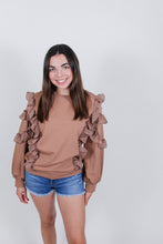 Load image into Gallery viewer, Eliza Ruffle Sweatshirt
