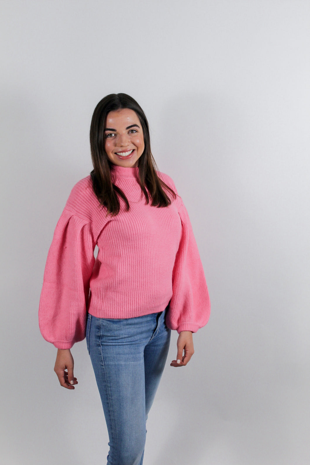 Poppy Puff Sleeve Sweater